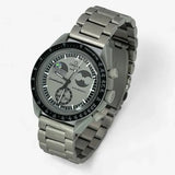 Stainless steel MoonSwatch strap for the Omega x Swatch