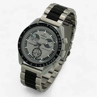 Stainless steel MoonSwatch strap for the Omega x Swatch