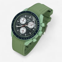 Textured premium rubber MoonSwatch strap for the Omega x Swatch