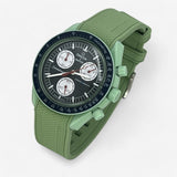 Textured premium rubber MoonSwatch strap for the Omega x Swatch