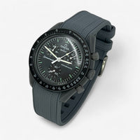 Textured premium rubber MoonSwatch strap for the Omega x Swatch