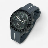 Single-band rubber MoonSwatch strap for the Omega x Swatch