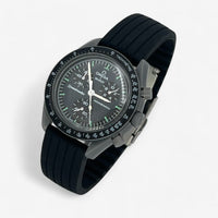 Ribbed rubber MoonSwatch strap for the Omega x Swatch