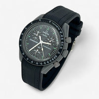Textured premium rubber MoonSwatch strap for the Omega x Swatch