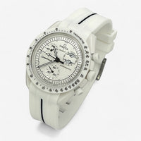 Single-band rubber MoonSwatch strap for the Omega x Swatch