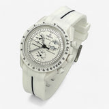 Single-band rubber MoonSwatch strap for the Omega x Swatch