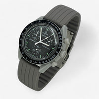Ribbed rubber MoonSwatch strap for the Omega x Swatch