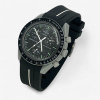 Single-band rubber MoonSwatch strap for the Omega x Swatch