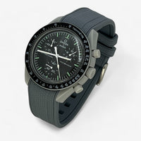 Textured premium rubber MoonSwatch strap for the Omega x Swatch