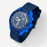 Smooth NATO MoonSwatch strap for the Omega x Swatch