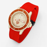 Quick-release rubber Blancpain x Swatch strap for the Scuba Fifty Fathoms