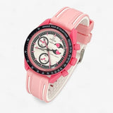MoonSwatch strap for the Mission to the Pink Moonphase