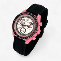 Premium perforated rubber MoonSwatch strap for the Omega x Swatch