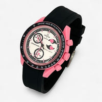 Plain premium rubber MoonSwatch strap for the Omega x Swatch