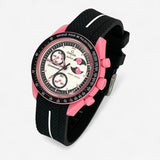 Single-pass premium rubber MoonSwatch strap for the Omega x Swatch