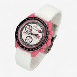 Ribbed rubber MoonSwatch strap for the Omega x Swatch