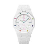 White ceramic strap for Audemars Piguet x Swatch Royal Pop | WatchCollab