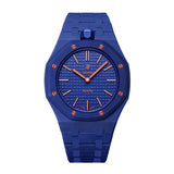 Royal Blue ceramic strap for Audemars Piguet x Swatch Royal Pop | WatchCollab