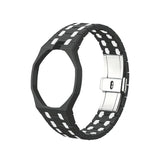 Black & White ceramic strap for Audemars Piguet x Swatch Royal Pop | WatchCollab