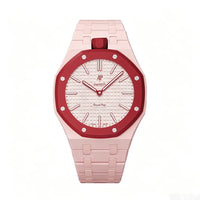 Light Pink ceramic strap for Audemars Piguet x Swatch Royal Pop | WatchCollab
