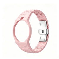 Light Pink ceramic strap for Audemars Piguet x Swatch Royal Pop | WatchCollab