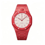Red ceramic strap for Audemars Piguet x Swatch Royal Pop | WatchCollab