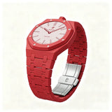 Red ceramic strap for Audemars Piguet x Swatch Royal Pop | WatchCollab