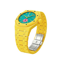 Yellow ceramic strap for Audemars Piguet x Swatch Royal Pop | WatchCollab