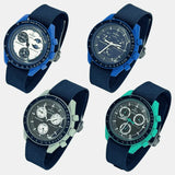 Premium canvas MoonSwatch strap for the Omega x Swatch