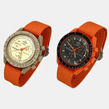 Premium canvas MoonSwatch strap for the Omega x Swatch