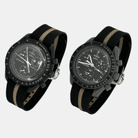 Premium canvas MoonSwatch strap for the Omega x Swatch
