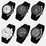 Premium canvas MoonSwatch strap for the Omega x Swatch