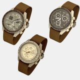 Premium canvas MoonSwatch strap for the Omega x Swatch