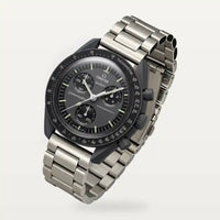 Bracelet maillons acier argent sur MoonSwatch Mission to Mercury