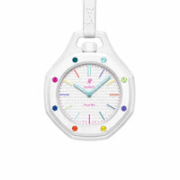 AP x Swatch Royal Pop Huit Blanc pocket watch