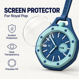 Pellicola protettiva in vetro temperato per AP x Swatch Royal Pop: protezione antigraffio, trasparenza totale, adattamento preciso
