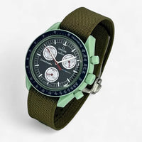 Premium canvas MoonSwatch strap for the Omega x Swatch